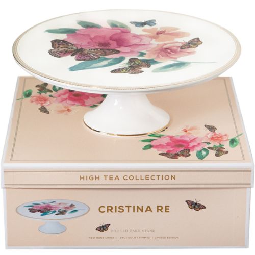 Cristina Re Butterfly Footed Cake Stand 30cm Dessert Display Plate Serving Tray
