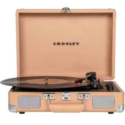 Crosley Cruiser Bluetooth Receiver and Transmitter Portable Turntable, Light Tan