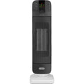 DeLonghi 2000W Tower Ceramic Fan Heater with Remote Control, 24-Hour Timer