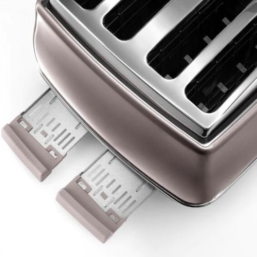 DeLonghi Icona Metallics 4 Slice Toaster CTOT4003.PK
