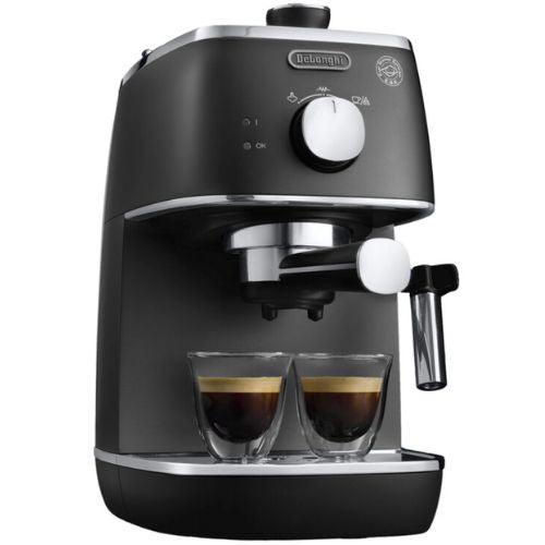 Delonghi Distinta Pump Coffee Machine Espresso Cappuccino Maker ECI341BK - Black