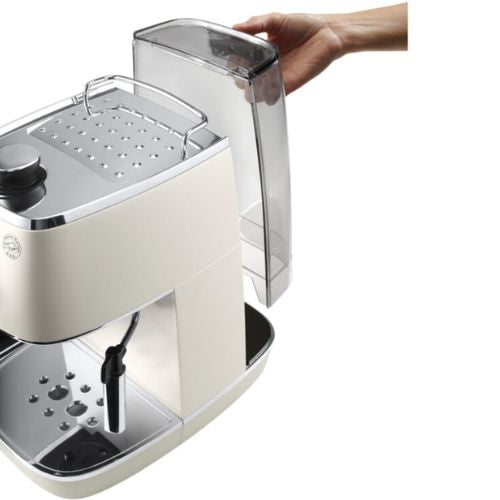 Delonghi Distinta Pump Coffee Machine Espresso Cappuccino Maker ECI341W - White
