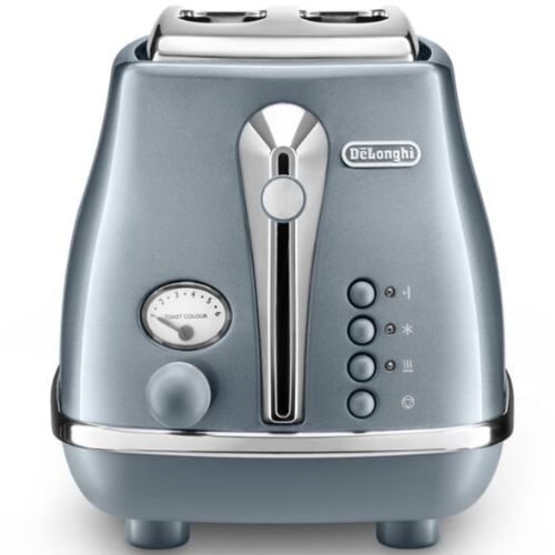 Delonghi Icona 2 Slice Toaster with Bagel, Defrost & Reheat Functions