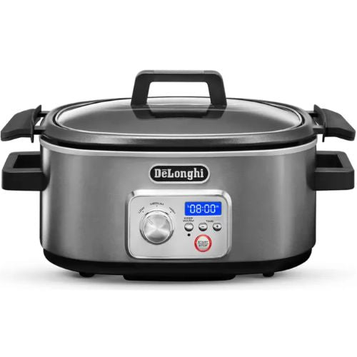 Delonghi Livenza Programmable Slow Cooker with Stovetop Safe Cooking Pot