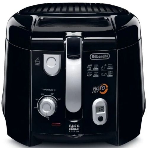 Delonghi Rotofry Deep Fryer 1.3L Adjustable Thermostat & Non-Stick Interior