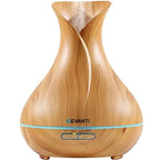 Devanti 4 in 1 Aroma Diffuser 400ml Humidifier w/ Remote Control LED Light Wood