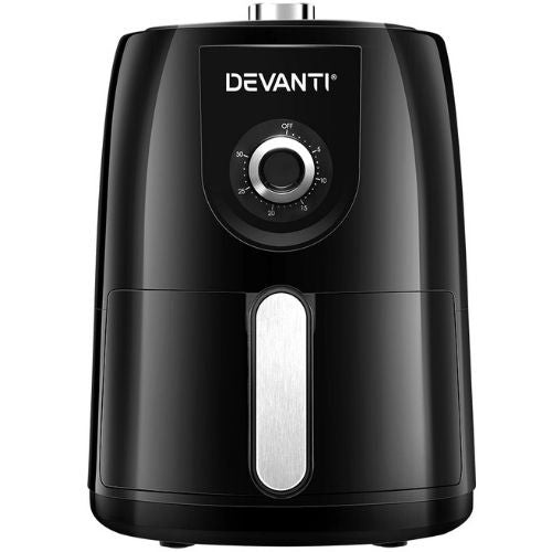 Devanti Air Fryer 1.8L Oil Free Airfryer Electric Fryers Kitchen Healthy Cooker