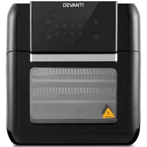 Devanti Air Fryer 10L Oil Free Oven LCD Control Airfryer Kitchen Healthy Cooker