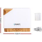 Devanti Aroma Diffuser Aromatherapy Air Humidifier Ultrasonic Smooth Mist 600ml