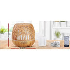 Devanti Aroma Diffuser Aromatherapy Humidifier 400ml LED Light w/ Remote Control