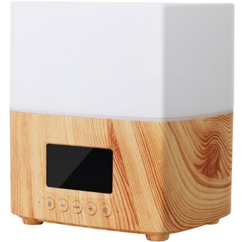 Devanti Aroma Diffuser Clock Aromatherapy LED Light Humidifier Essential Oil