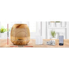 Devanti Aroma Essential Oil Diffuser Humidifier 400ml LED Light Remote Control