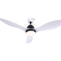 Devanti Ceiling Fan W/ LED Light & Remote Control 48'' 3 Blades, 5 Speeds, White