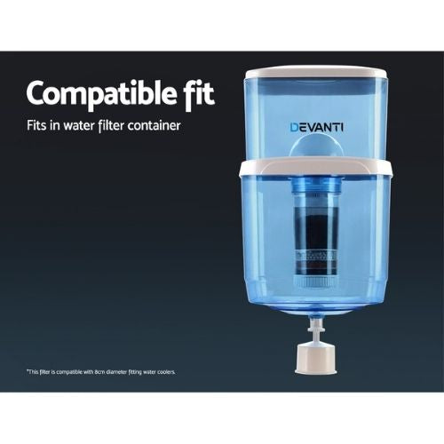 Devanti Water Cooler Dispenser Filter Purifier 6-Stage Filtration Cartridge 3PCS