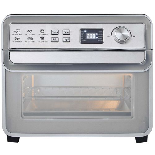 Digital Air Fryer Convection Oven Toaster Rotisserie Cooker 23L, Stainless Steel
