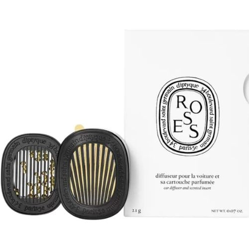 Diptyque Car Diffuser with Roses Insert