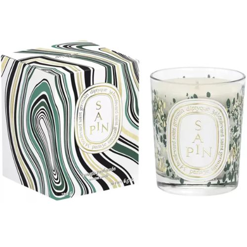 Diptyque Sapin Scented Candle Bougie Parfum 190g With Gold Lid