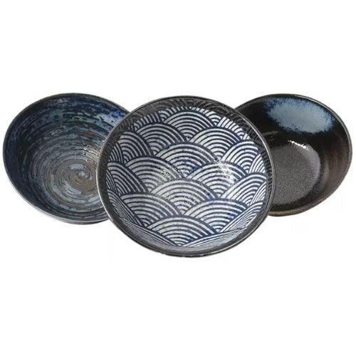 Donburi Japanese Bowl Set Luxurious Ceramic Bowls 6PC