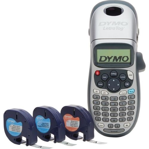 Dymo Letratag Handheld Label Maker With 3 Bonus Labeling Tapes For Home & Office
