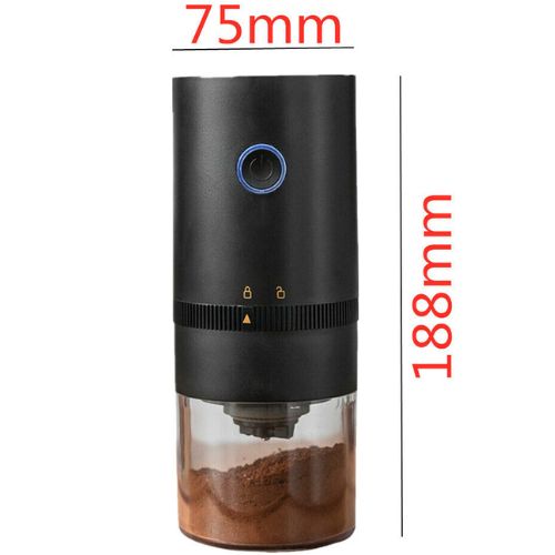 Electric Coffee Bean Grinder Milling Nut Spice Herbs Grinding Machine - Black