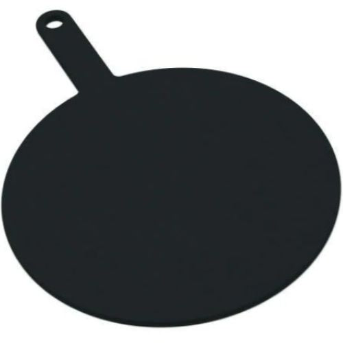 Epicurean Round Pizza Board With Handle, 30x0.6cm, Slate