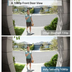 Eufy Video Doorbell 1080P 2-Way Intercom Camera w/ Mini Repeater & 16GB SD Card