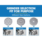 EuroChef Electric Meat Grinder Mincer Sausage Filler Kibbe Maker Machine, Silver