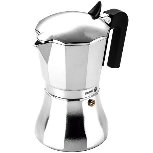 Fagor 12 Cup Espresso Coffee Maker Induction Stovetop Percolator Aluminium Pot