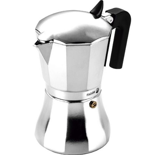 Fagor 9 Cup Espresso Coffee Maker Induction Stovetop Percolator Aluminium Pot