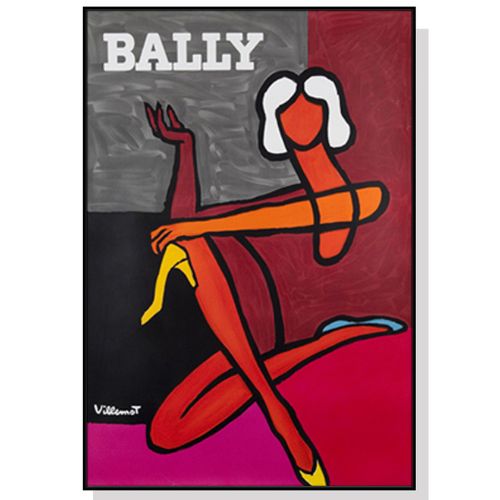 Fashion Woman Black Frame Canvas Wall Art for Living Room Home Decor 50cmx70cm