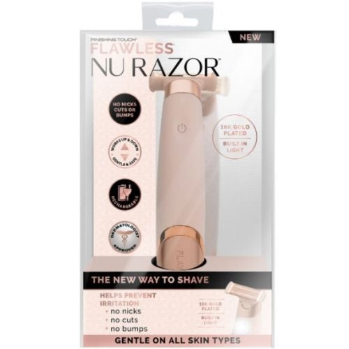 Finishing Touch Flawless Nu Razor Portable Cordless Rechargeable Electric Razor