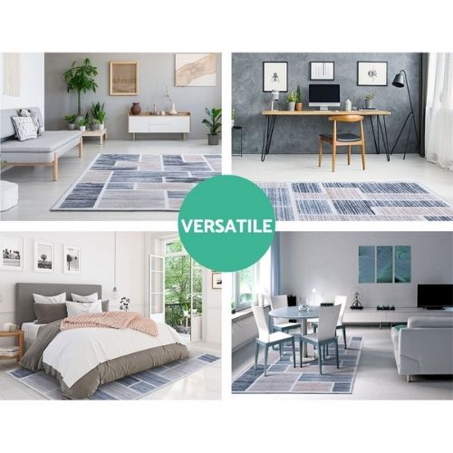 Floor Rugs 160x230 Bedroom Living Room Rug Large Non-Slip Mat Carpet Short Pile
