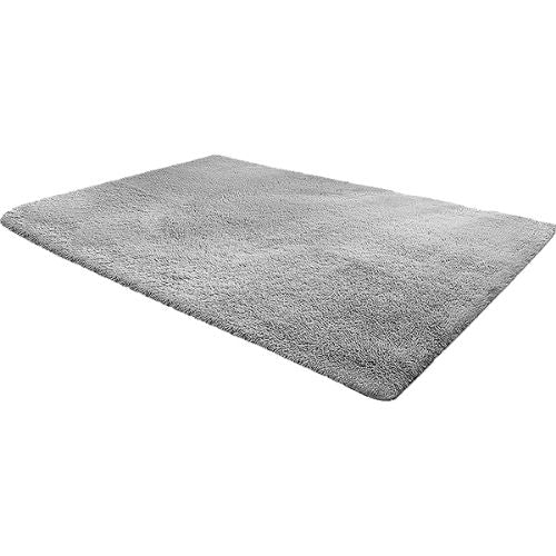 Floor Rugs Large Shaggy Rug Area Carpet Bedroom Living Room Mat 230x200cm - Grey