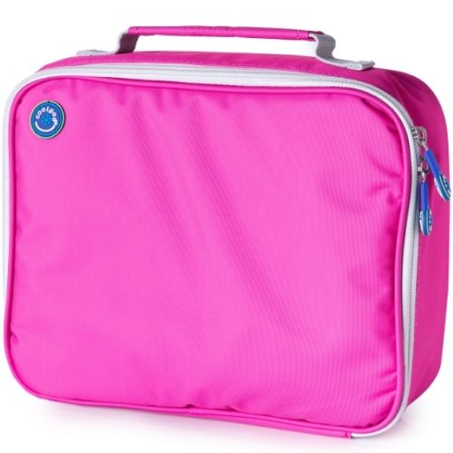 Freezable Insulated Bento Regular Bag School Office Travel – Pink / Glacier Grey