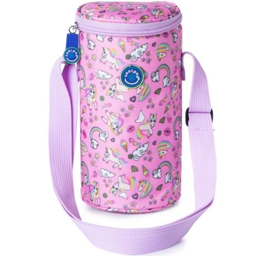 Freezable Insulated Small Bottle Travel Cooler Bag / Fruits Meat Dairy -UNICORNS