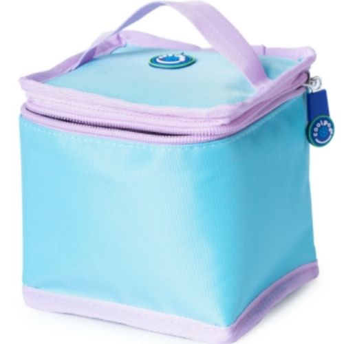 Freezable Large Yoghurt Bag Insulated Cool Lunch Box Lid Handle – Sky Lilac