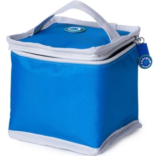 Freezable Large Yoghurt Bag Insulated Lunch Box Pack Skydiver Blue Glacier Grey
