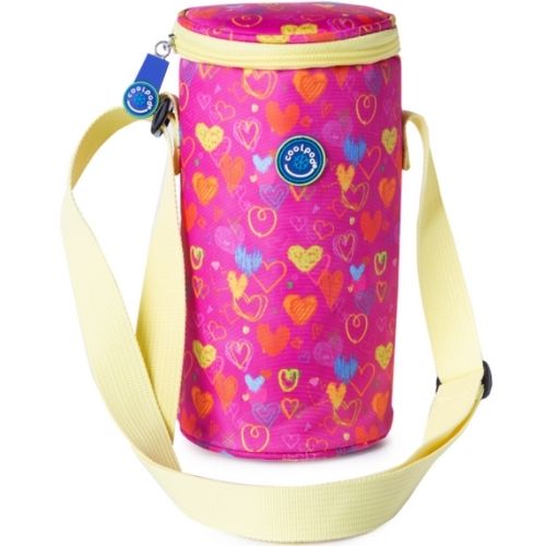 Freezable Small Bottle Cooler Bag Insulated Travel Picnic Cool Carrier – Hearts