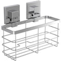 Fusion-Loc Suction Shower Caddy 26kg Stainless Steel Bathroom Shelf Rack Basket