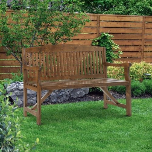 Gardeon 3 Seater Outdoor Garden Bench Décor Patio Furniture Wooden Lounge Chair