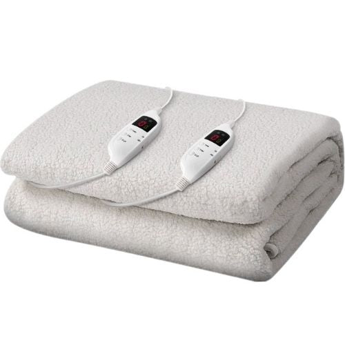 Giselle Heated Electric Blanket 9 Setting Fully Fitted Double Cover Pad Washable