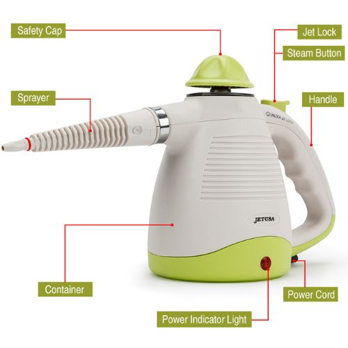 Handheld Steam Cleaner Multi-Purpose High Pressure Portable w/ 450ml Water Tank