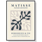 Henri Matisse Black Frame Canvas Wall Art for Home Decor Picture 50cmx70cm