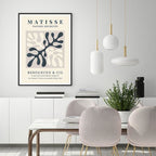 Henri Matisse Black Frame Canvas Wall Art for Home Decor Picture 50cmx70cm