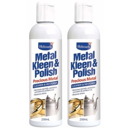 Hillmark Precious Metal Kleen & Polish, Cleaner/Restores Shine 250ml - Set of 2