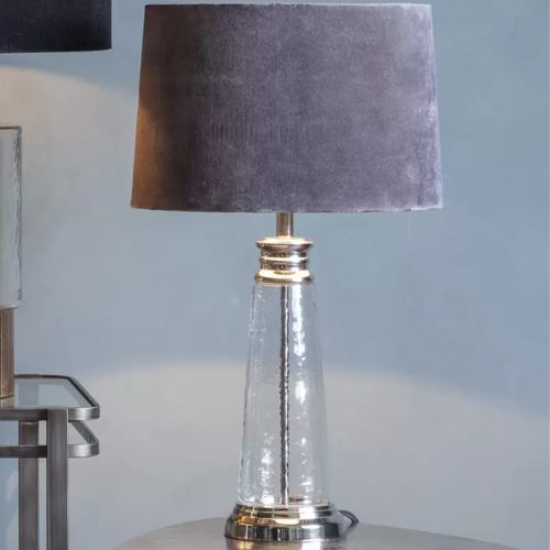 Hudson Living Winslet Table Desk Lamp Luxury Bedside Lamp Living Room Light Grey