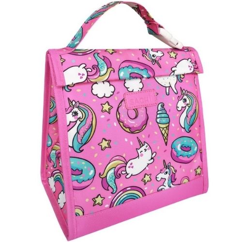 Insulated Junior Lunch Pouch Sachi Style 226 Cooler Carry Case Bag - Unicorns