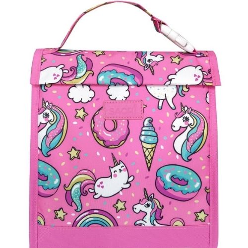 Insulated Junior Lunch Pouch Sachi Style 226 Cooler Carry Case Bag - Unicorns