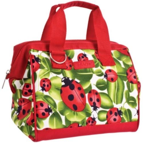 Insulated Lunch Bag Sachi Food Storage Portable Carry Tote Container - LADY BUG