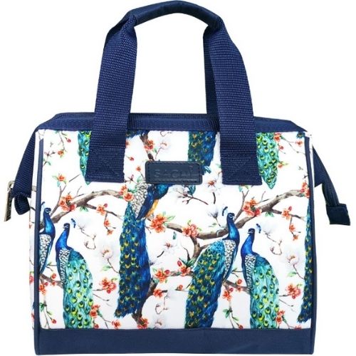 Insulated Lunch Bag Sachi Food Storage Portable Carry Tote Container - PEACOCKS